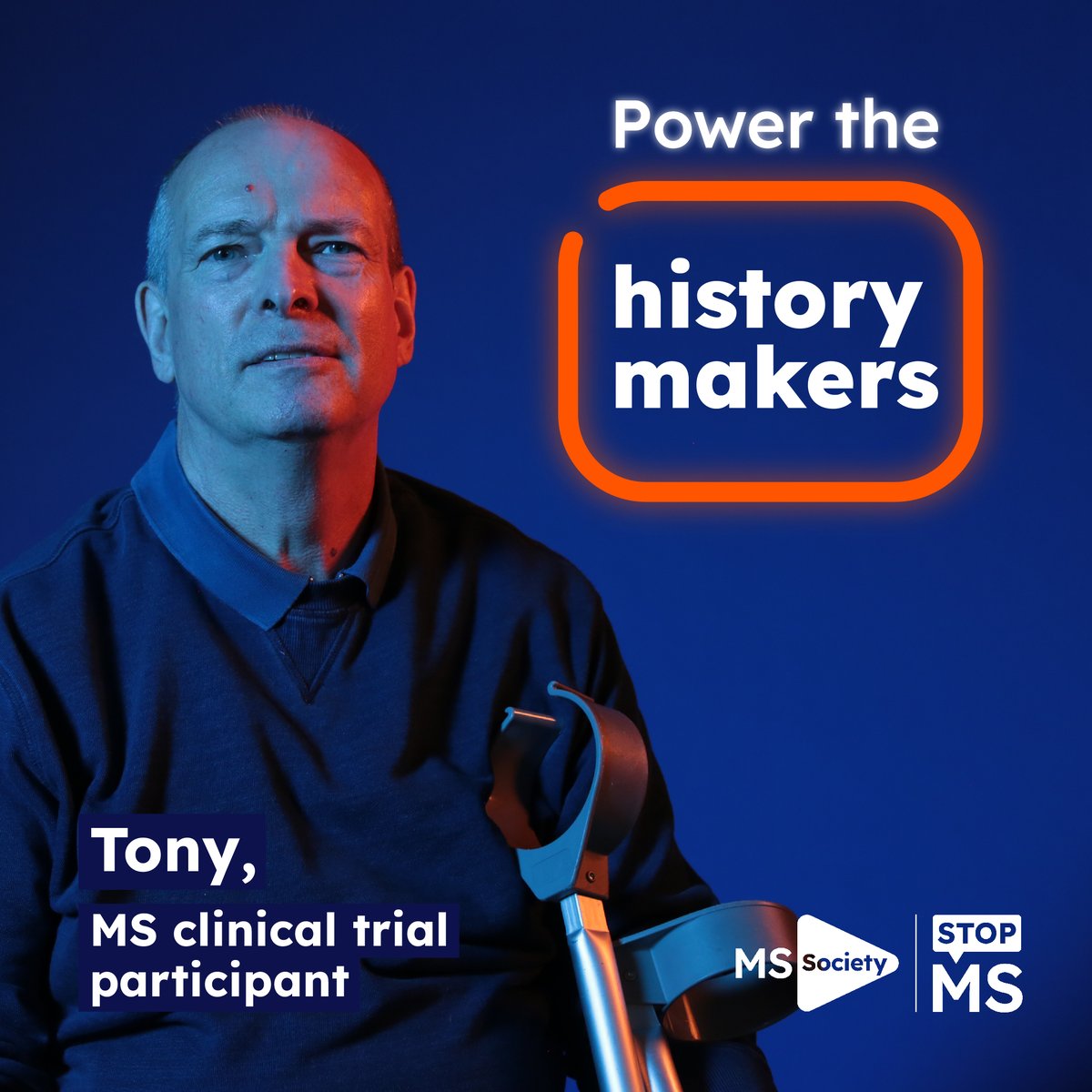 "If I don’t get involved, I can’t make a change." 💬 

Tony was diagnosed with MS in 1990. He's taking part in the groundbreaking Octopus trial and tells us why trials are so important for the future of MS treatment. 

Read about #MSHistoryMaker Tony ➡️ mssoc.uk/4fdxoxN