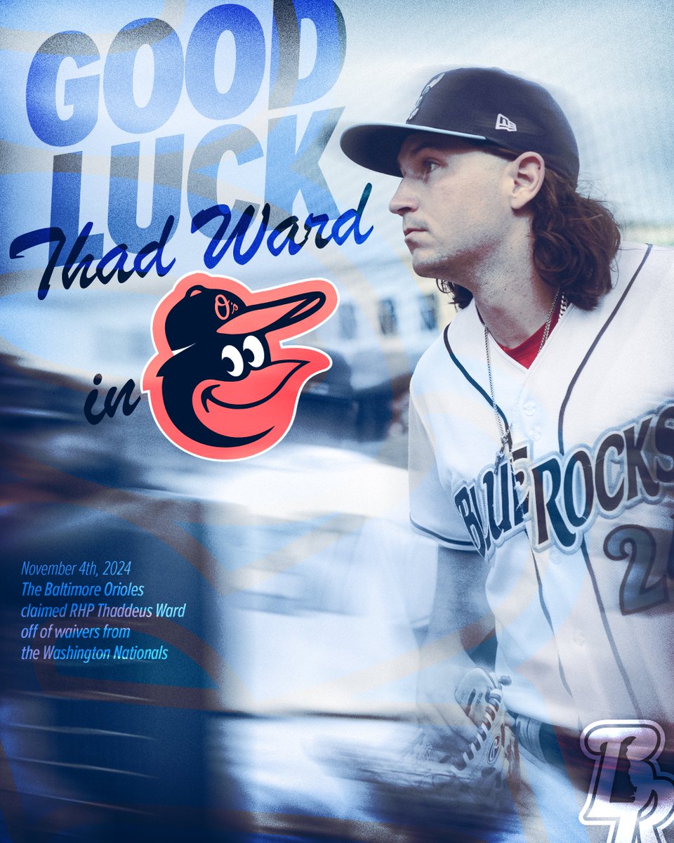 Good luck in Baltimore, Thad Ward❗️