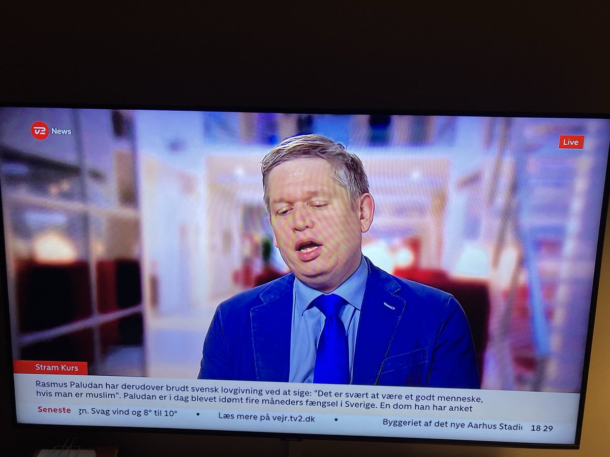 Lene Wacher Lentz (@lenelentz) on Twitter photo <a href="/tv2newsdk/">TV 2 NEWS</a> Paludan er lige dømt for racisme i Sverige, I skal da endelig give ham live taletid, sp han kan gentage sine udgydelser, hvad i alverden foregår der?? <a href="/tv2newsdk/">TV 2 NEWS</a> Paludan er lige dømt for racisme i Sverige, I skal da endelig give ham live taletid, sp han kan gentage sine udgydelser, hvad i alverden foregår der??
