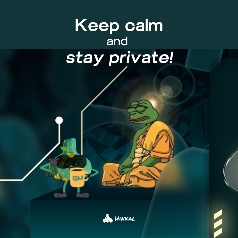 hinkal_protocol's tweet photo. Keep calm
Follow @hinkal_protocol
Stay private https://t.co/4cYJjmxyP9