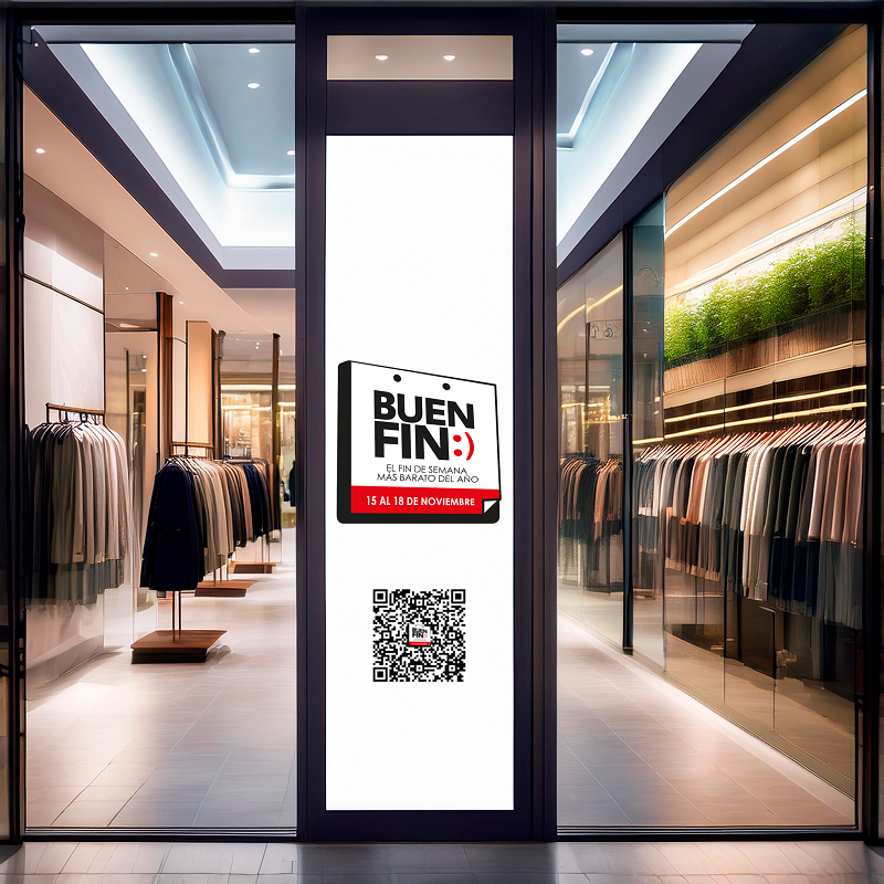 ¡Día 2 de #ElBuenFin y las oportunidades siguen! 🛒

¿Ya encontraste esas promociones que tanto querías?

No te olvides de verificar los comercios escaneando el código QR para participar en el sorteo. 📲

¡Compra con confianza y disfruta de grandes ahorros! 💥