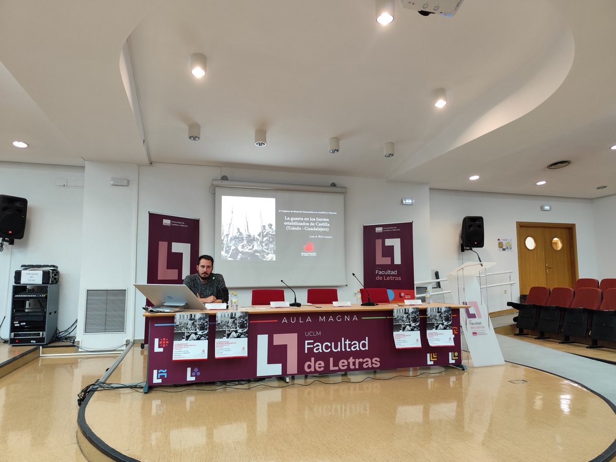 Continuamos con un ponente de lujo, Luis Ruiz Casero <a href="/Ruiz_Casero/">Luis A. Ruiz</a>, que nos habla de la guerra en los frentes estabilizados de Castilla-La Mancha