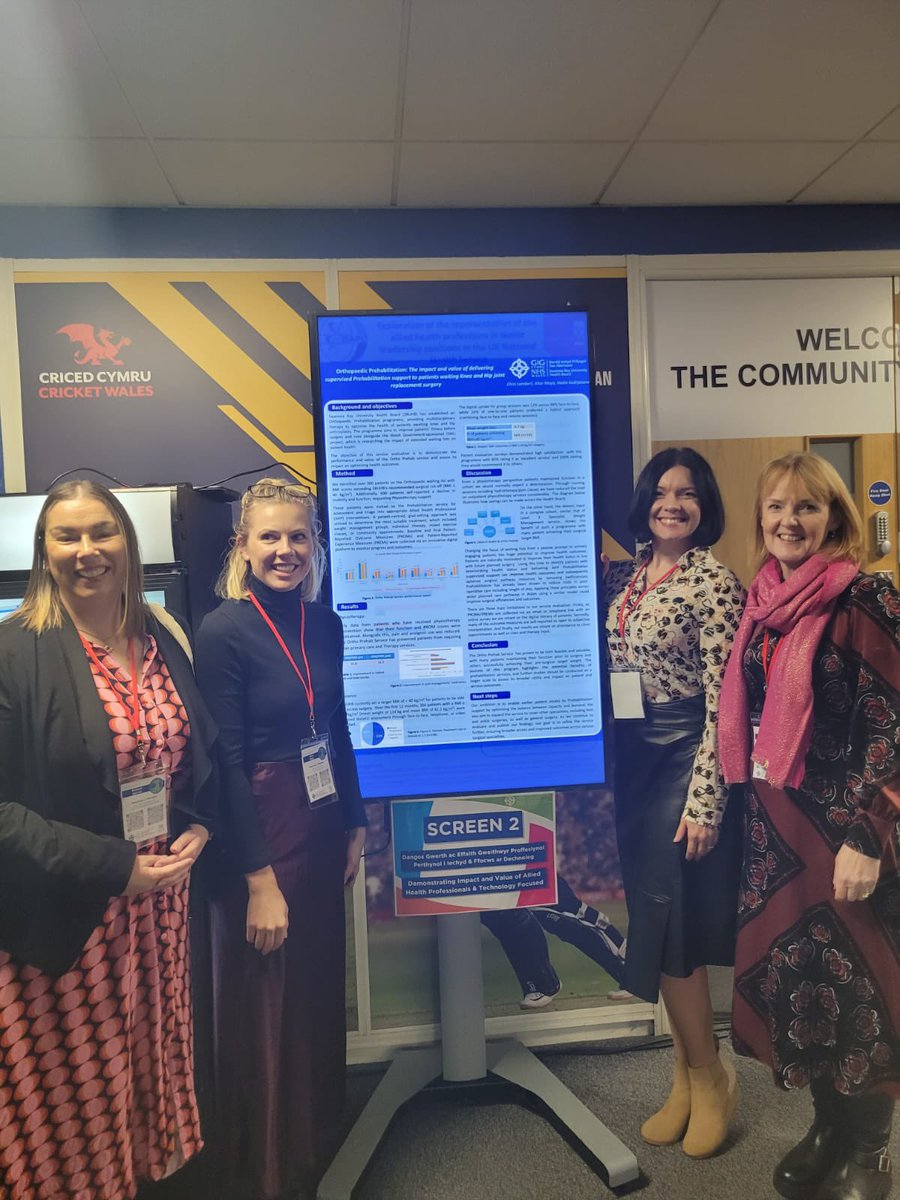What a day at the <a href="/AHP_Cymru/">AHP Cymru</a> conference! Highlight for me was seeing the posters our team presented, below is the amazing <a href="/nadia_dietitian/">Nadia Kudrjasova RD</a> present a poster on the wonderful <a href="/OrthoPrehabSB/">Orthopaedic Prehabilitation Swansea Bay UHB</a> and thanks to <a href="/HelenAnnandale/">Helen Annandale 💙</a> for her support <a href="/SBUHBDietetics/">Swansea Bay UHB Dietetics</a> <a href="/BDA_Dietitians/">British Dietetic Association</a> #HEIW