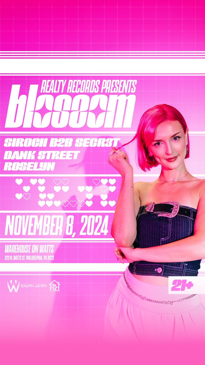 Artist Spotlight: <a href="/sirochmusic/">Siroch (Sir-Rock)</a> B2B <a href="/SECR3TSOUNDS/">SECR3T</a> 

A pair of Realty Records favorites team up with a slew of collaborations and new music this FRIDAY at direct support to <a href="/blossom/">Blossom</a> dj_ 

Don’t wait! Secure your spot today and we’ll see you at <a href="/wowphilly/">Warehouse on Watts</a> !