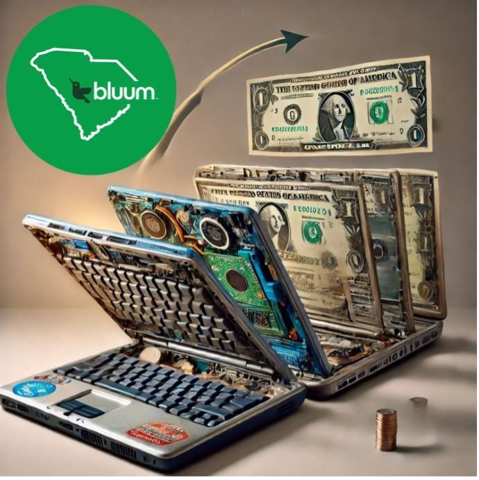 ♻️ Ready to upgrade? With Bluum’s device buyback program, schools can trade in old tech for new solutions while being eco-friendly. Let’s keep your classrooms up-to-date &amp; sustainable! #Bluum #BluumSC #DeviceBuyback #EdTech #SustainableSchools 🌎💻