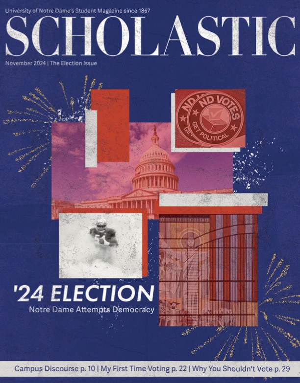 It's Election Day! Catch our latest issue on the stands later this week. 

'24 Election: Notre Dame Attempts Democracy