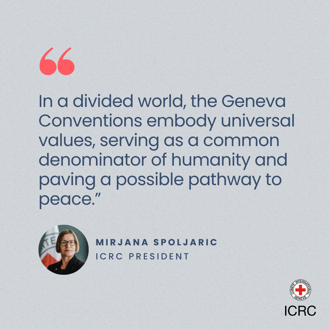 Mirjana Spoljaric, ICRC President, has concluded a two-day visit to the Kingdom of Saudi Arabia. The trip was an opportunity to reinforce the importance of humanitarian action and IHL in alleviating suffering in conflict zones globally.

Read more: ms.spr.ly/6016WXWC2