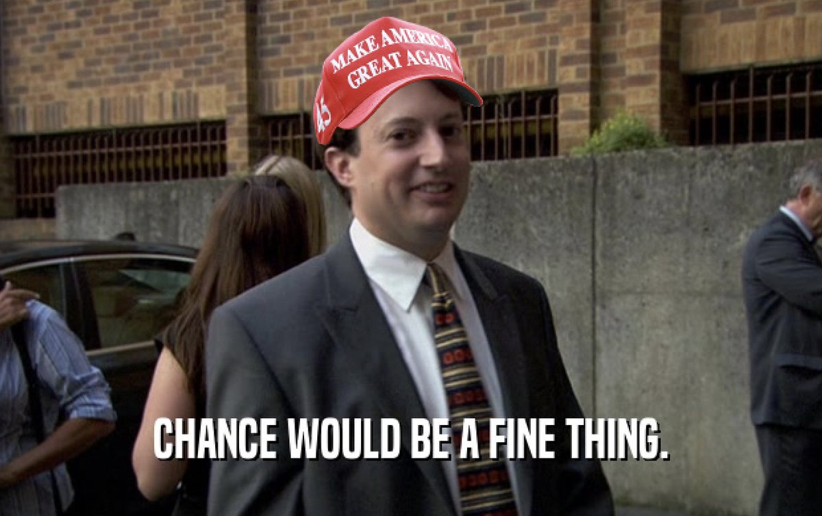 everyone: "surely it's an easy choice to not vote for a senile convicted r*pist" 

USA: