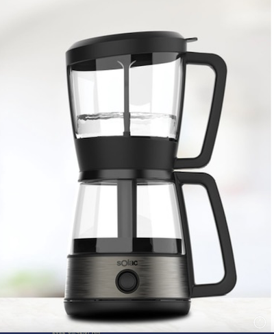 SolacUsa's tweet photo. Our  Siphon Brewer is a 3-in-1 vacuum coffee maker, tea brewer and water boiler. Find it NOW at #surlatable ➡️ https://t.co/7aB9MoJJF7 #vacuumbrewer #coffeebreweer #tea #hotwater #siphonebrewing #coffeemaker https://t.co/64yPvo1dn5