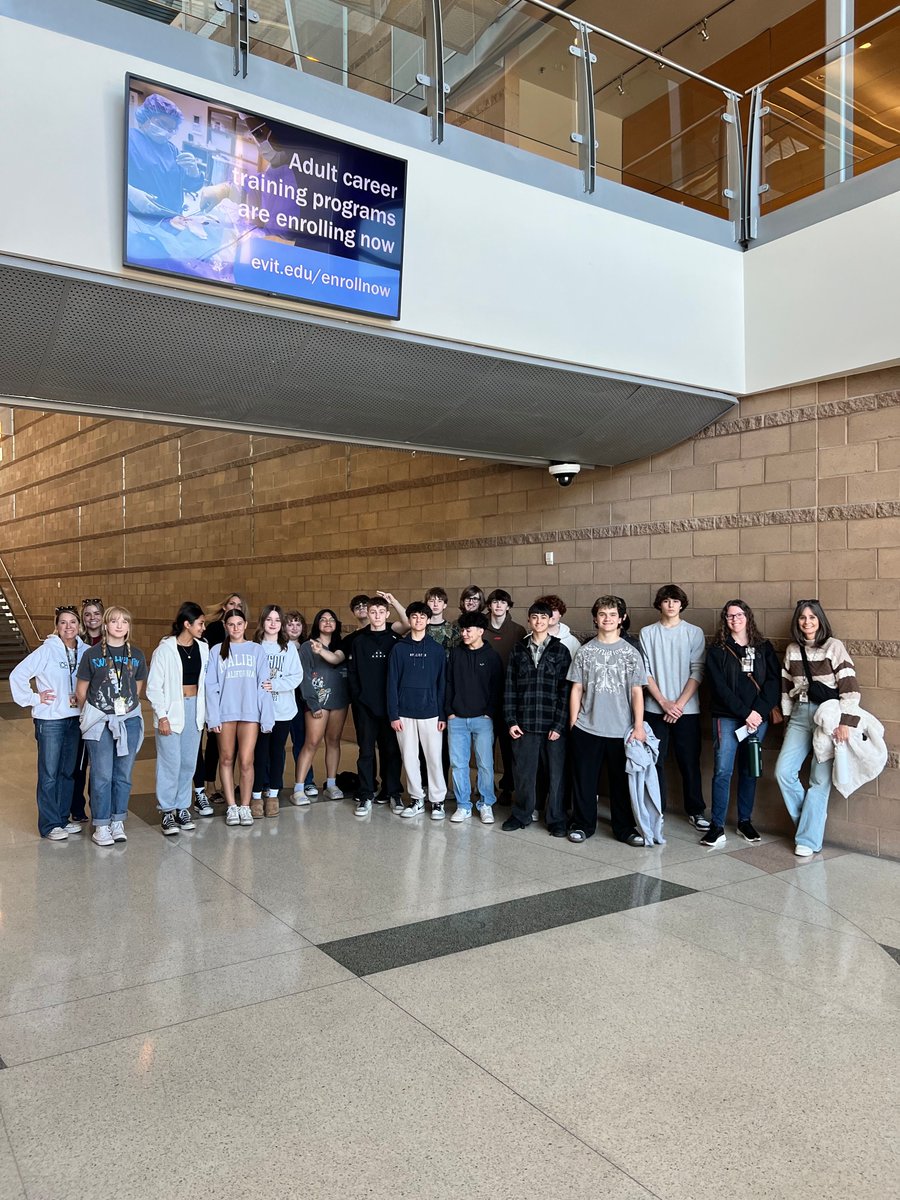 An awesome field trip to EVIT today!