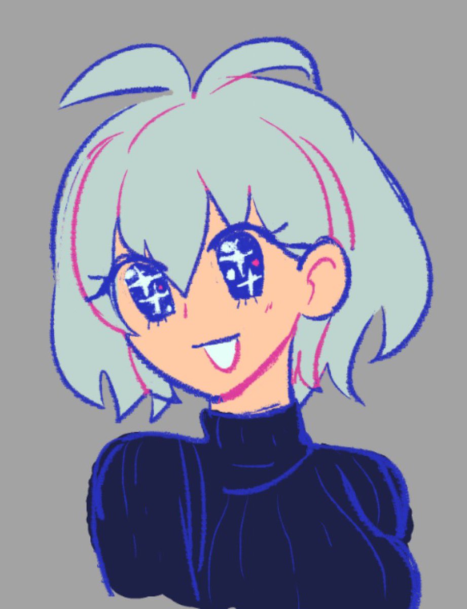 sanctiu's tweet image. hey guys if anyones out there still listening im offering FREE character doodles if you reply to this with proof that you voted (like your sticker or ballot drop or smth) it will be a single headshot like this :D. THIS IS FREE!!! JUST VOTE!!!! will fulfill these within the month