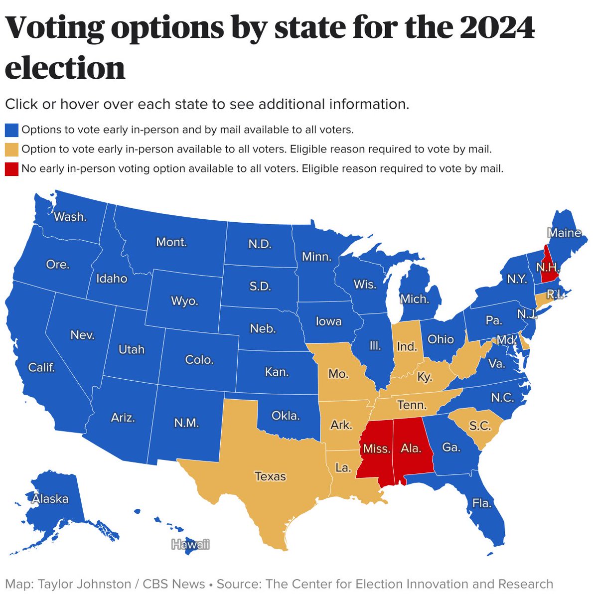 laynebruce's tweet image. While we are on the subject of elections, it is asinine Mississippi does not have early voting. We should demand it.