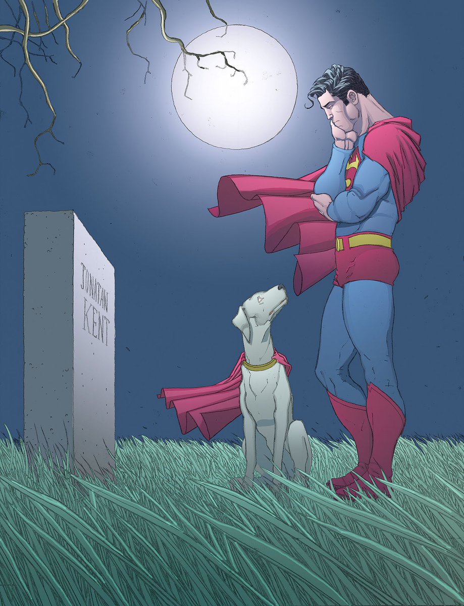 All-Star Superman
Lines: Frank Quietly 
Colors: Sal Monaco (me) 

#dccomics #superman #krypto #colorist