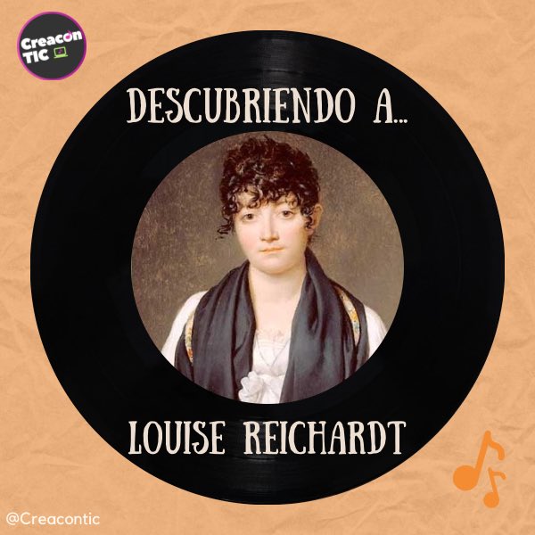Crea_conTIC's tweet photo. Descubriendo a Louise Reichardt. Cartel con información sobre la compositora y ficha de audición. Nuevo recurso en nuestra cuenta de Gumroad, acceso desde el perfil #mujerescompositoras #recursosmusicales https://t.co/DmEnBHHZWc