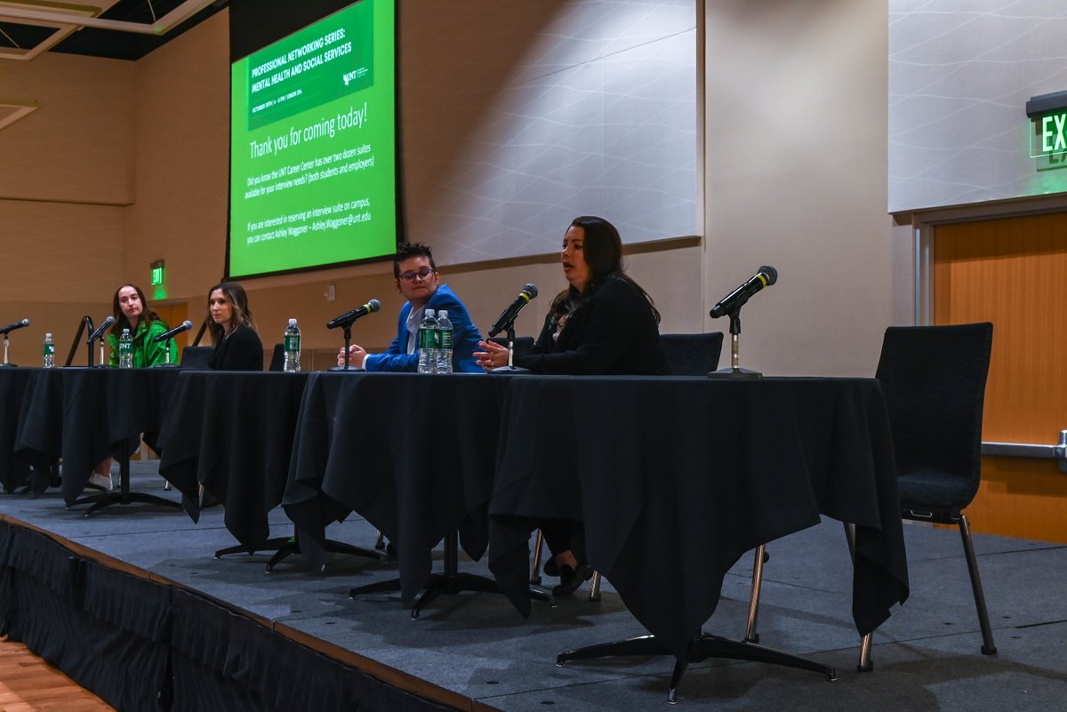UNTCareerCenter's tweet photo. Is a career in mental health &amp; social services on your mind?🧠

Join us for the PNS: Mental Health and Social Services to meet face-to-face with employers in the mental health, behavioral, and social services field. 

📅 Nov. 12
⏰ 4-6 pm
📍UNT Union 314

https://t.co/lfGcUeMk0h https://t.co/BtDrWZ9PJA