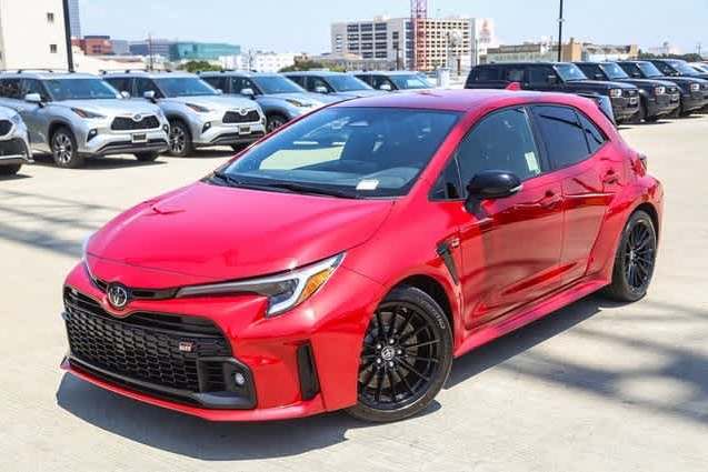 ToyotaDTLA's tweet photo. This pre-owned 2023 Toyota GR Corolla Core is designed for performance enthusiasts who crave excitement on the road. View here! https://t.co/tq2f1M4GeY https://t.co/a7YAnxUCJv