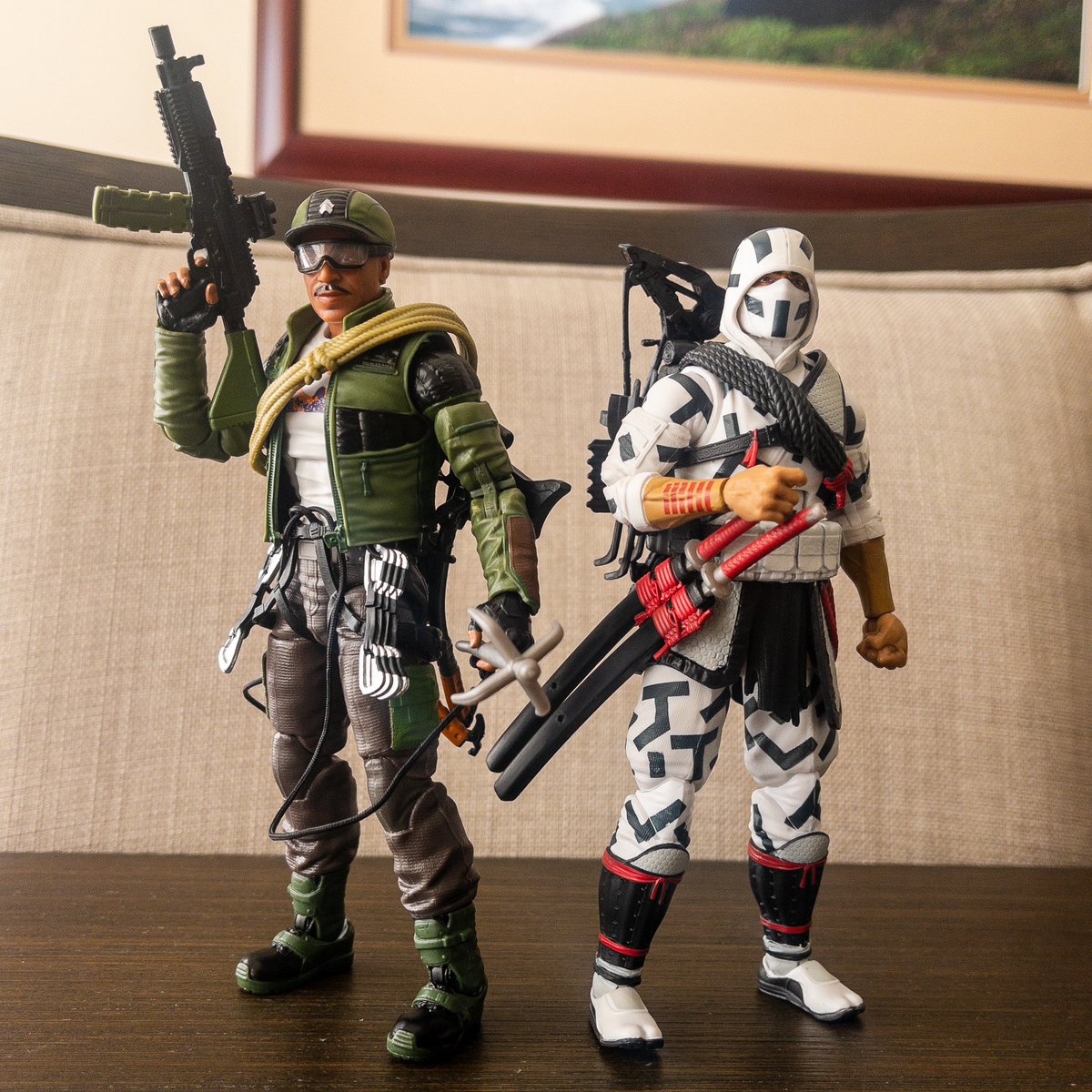 I picked these up at a Barnes &amp; Noble, but couldn’t find them on the shelves so I had to ask an employee. When I told her I was looking for a couple of G.I. Joe action figures she exclaimed, “G.I. JOE!? I haven’t heard of that in 20 years!”