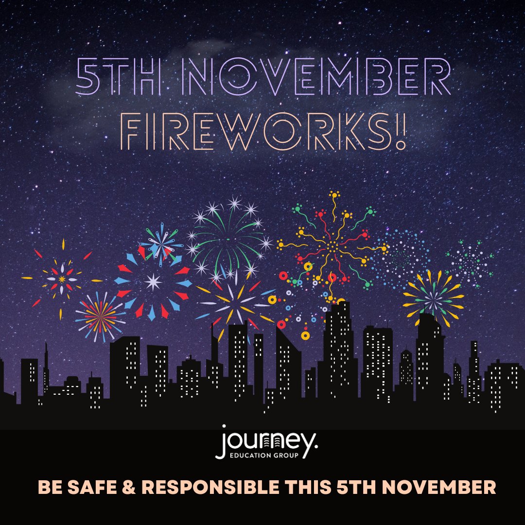 🎆🎇 It’s that exciting time of year again—time to celebrate November 5th! Just a quick reminder to keep safety and responsibility in mind, especially with fireworks and events. If you’ve got plans for the evening, have an amazing time celebrating! 🌟✨
