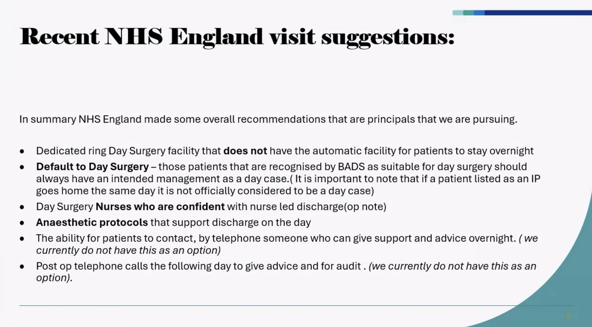 gasorrun's tweet photo. Key learning from Mr JOhn Grice #defaulttodaysurgery #daysurgeryesexpertise #dedicateddaysurgeryunit
@britdaysurgery @HCUK_Clare #BADSFootandAnkle https://t.co/nDnvsDWEsF
