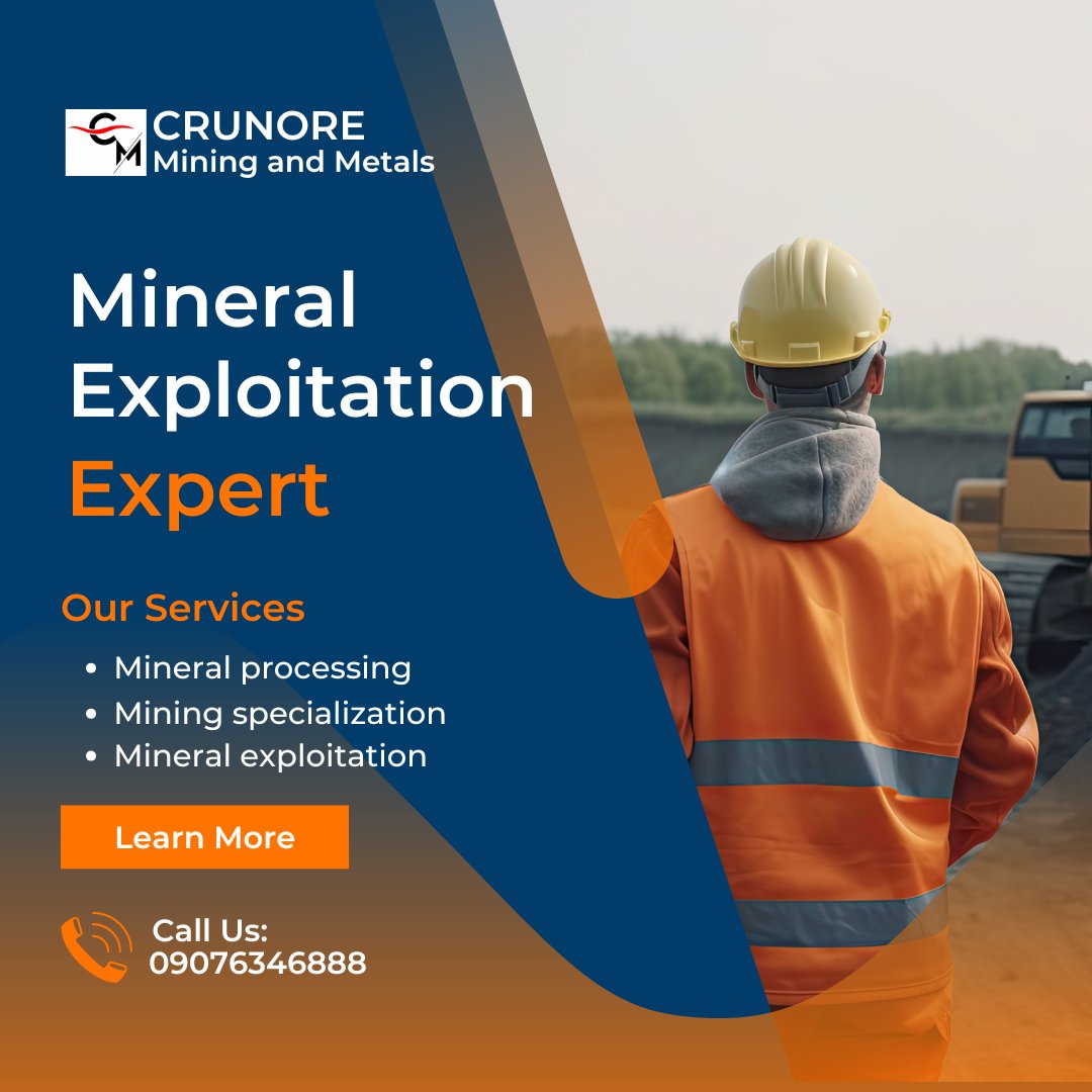 CrunoreMining's tweet photo. Our expertise in the mining sector positions us at the forefront. We deliver on time, work efficiently, and are passionate about what we do.

#mineral #mininglife #expert #gem #precious https://t.co/idKdZu3ovo