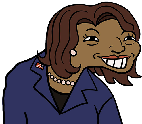 TrumpWNH's tweet photo. Kamala Harris is really really crying. GOD BLESS AMERICA! https://t.co/8EsP2aPavg