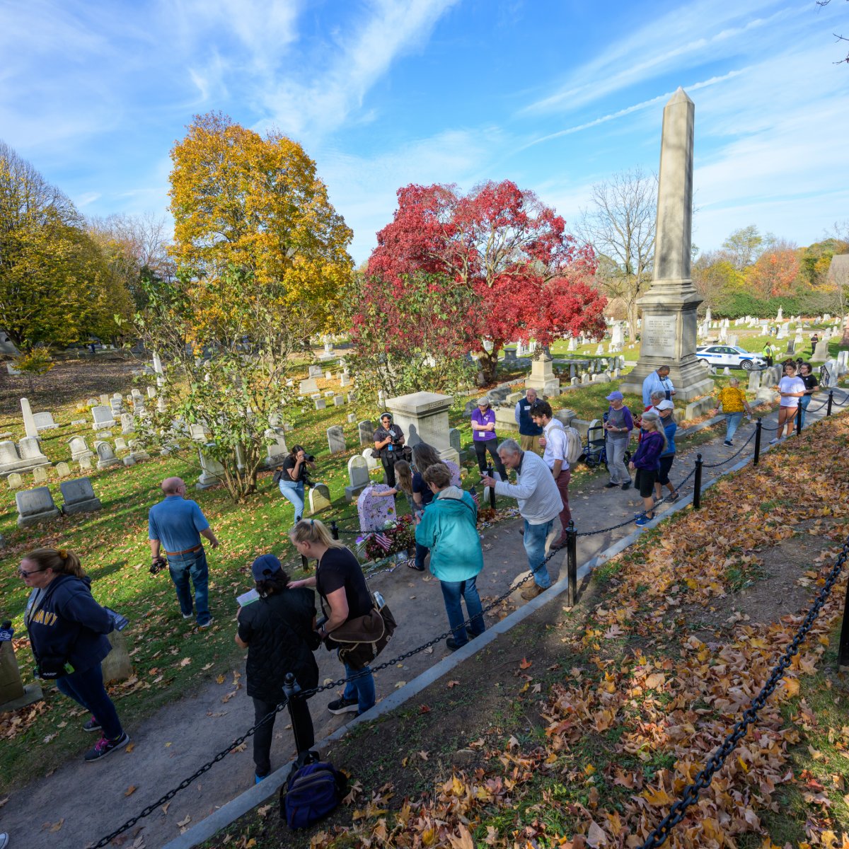 On Election Day voters place "I Voted" stickers at the grave of Susan B Anthony 

Anthony was arrested in Rochester for voting in 1872 and did not live to see the 19th Amendment

She had a profound impact on the University-securing the admission of women in 1900
#ElectionDay #ROC