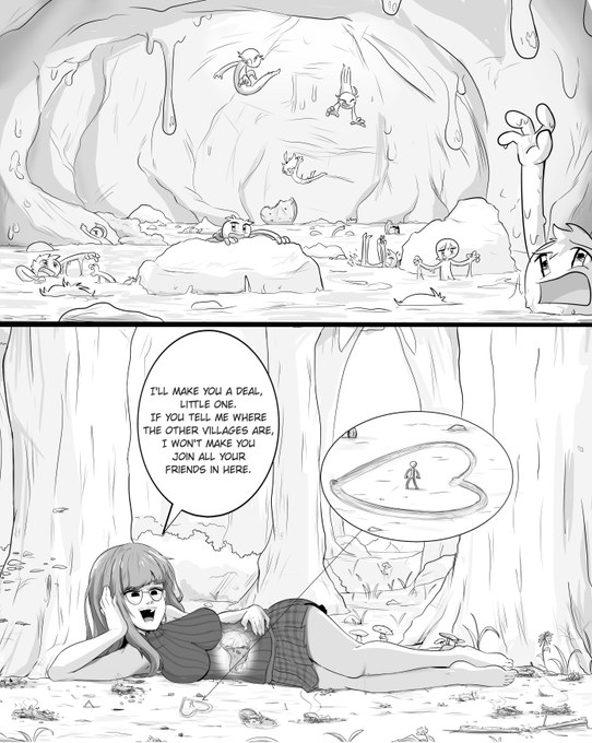 Giantess Beatrice - 4 pic. When the ground shook and the giant girl appeared, the little ones knew they had nothing to do, the worst day of their lives. On the other hand, for Bea, who was able to fulfill her dreams of being a giantess, it was the best. Awesome work by: @BigiGts #SizeTwitter #giantess https://t.co/Czt2jZXSpZ