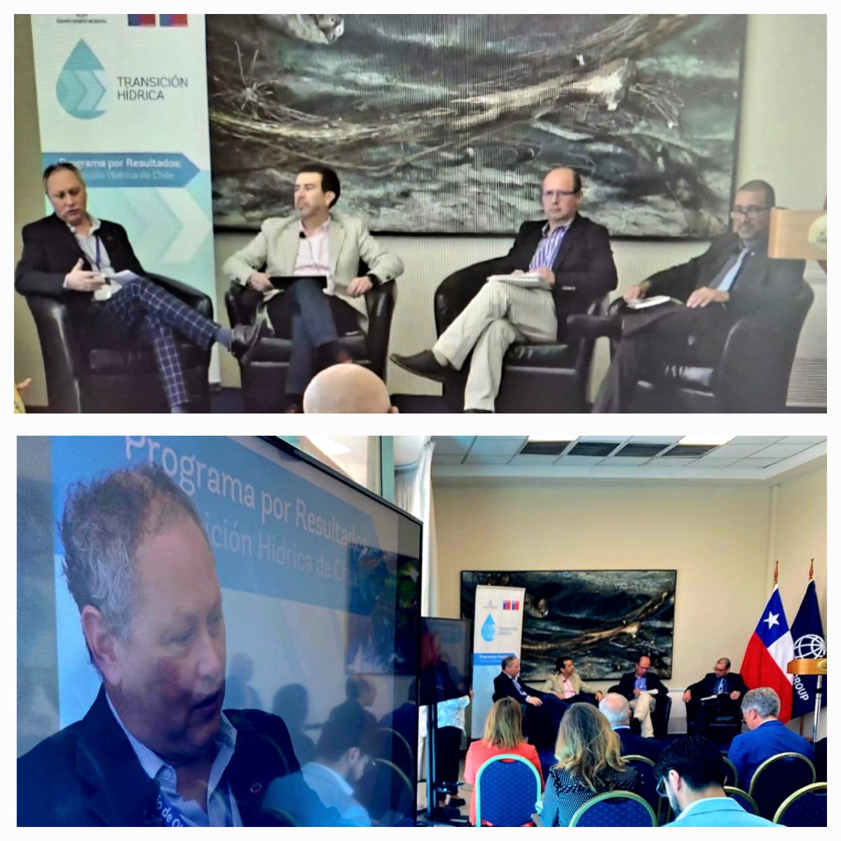 CarlosEstevezVa's tweet image. Luego de 2 años de intensa preparación se suscribió por el M de Hacienda un convenio con el Bco Mundial centrado en el Agua. Hoy las ministras de OO.PP y M Ambiente participaron de su lanzamiento, luego seguido por un panel que nos tocó moderar. (sigue)