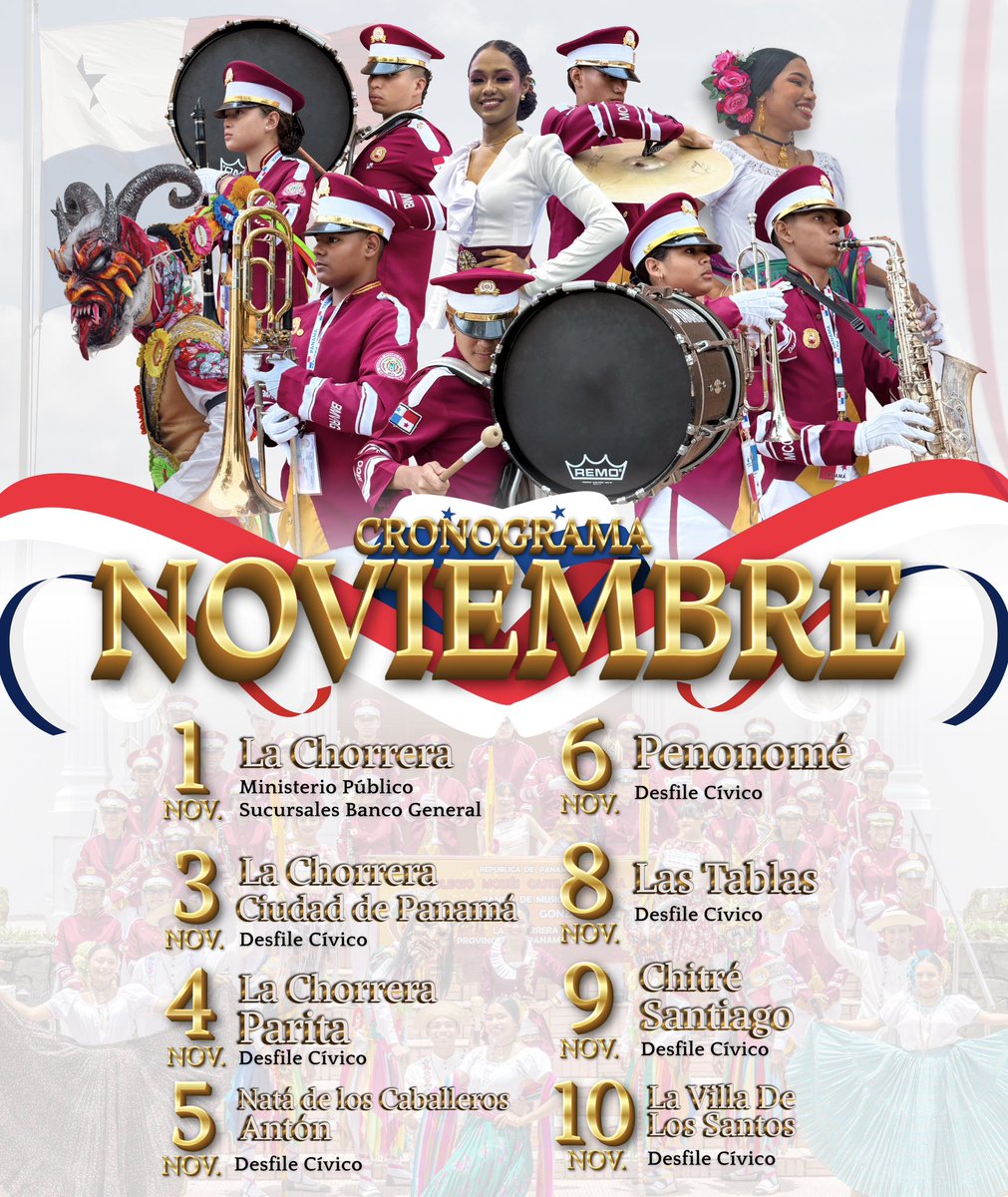 Mes de la Patria 🇵🇦❤️💙