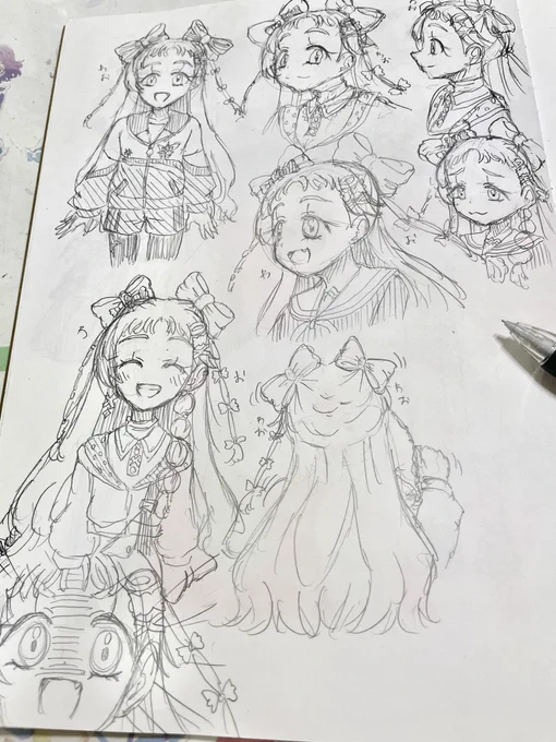 配信見ながらいっぱい描いた🤗 