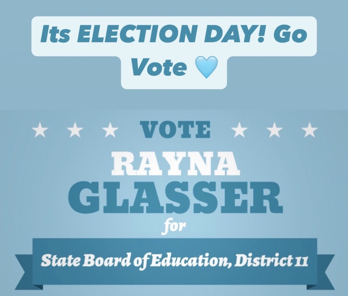 🩵🗳️🇺🇸 TODAY IS THE DAY 🇺🇸🗳️🩵

If you haven’t already voted, please, GO VOTE today. Polls are open from 7am-7pm. 

This is what all the blood, sweat, and tears have been for (and there’s been plenty of all of the above…plus a broken foot 😉) 

🩵🗳️🇺🇸 Let’s finish this 🇺🇸🗳️🩵