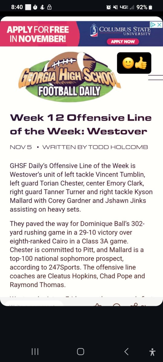 Kyson Mallard (@kysonmallard56) on Twitter photo We got to keep working this is only the beginning #AGTG 
<a href="/KysonMallard56/">Kyson "Big Kuntry" Mallard</a> 
<a href="/TorianC68/">Torian Chester</a> 
<a href="/VincentTumblin/">Vt</a> 
<a href="/Dominique_Ball/">Dominique Ball</a>
<a href="/Tanner75Turner/">Tanner Turner</a> 
<a href="/JshawnJinks77/">jshawn jinks</a> 
<a href="/RecruitGeorgia/">Recruit Georgia</a> <a href="/CoachSanders14/">Coach Sanders</a> 
<a href="/247recruiting/">247Sports Recruiting</a> 
<a href="/On3sports/">On3</a> 
<a href="/One11Recruiting/">One11 Recruiting</a> 
<a href="/PrepRedzoneGA/">Prep Redzone Georgia</a> We got to keep working this is only the beginning #AGTG 
<a href="/KysonMallard56/">Kyson "Big Kuntry" Mallard</a> 
<a href="/TorianC68/">Torian Chester</a> 
<a href="/VincentTumblin/">Vt</a> 
<a href="/Dominique_Ball/">Dominique Ball</a>
<a href="/Tanner75Turner/">Tanner Turner</a> 
<a href="/JshawnJinks77/">jshawn jinks</a> 
<a href="/RecruitGeorgia/">Recruit Georgia</a> <a href="/CoachSanders14/">Coach Sanders</a> 
<a href="/247recruiting/">247Sports Recruiting</a> 
<a href="/On3sports/">On3</a> 
<a href="/One11Recruiting/">One11 Recruiting</a> 
<a href="/PrepRedzoneGA/">Prep Redzone Georgia</a>