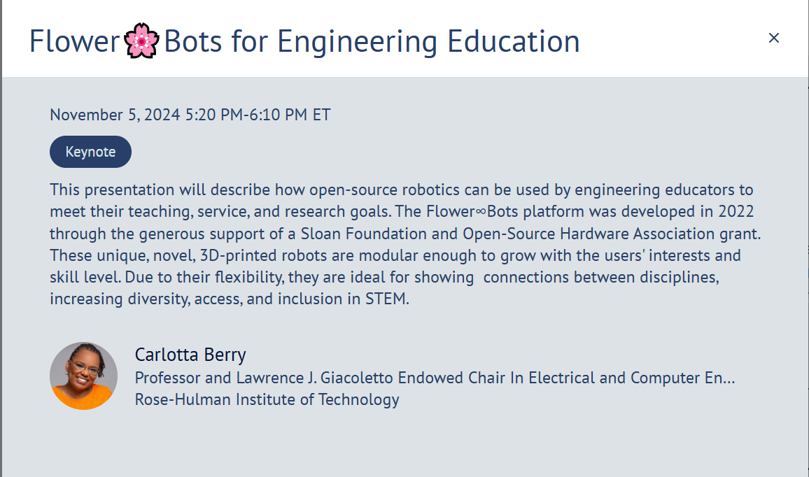 DrCABerry's tweet photo. I am so honored an excited to give the keynote at the @iteea #ITEEA Inaugural Fall Virtual STEM Conference Tonight. Please come and join me! #NoireSTEMinist #MySTEMIsForTheStreets Flower🌺Bots for Engineering Education @BlkInEngineerng @BlackInRobotics
https://t.co/cnZYHiFQu4 https://t.co/xgqjuG01ci