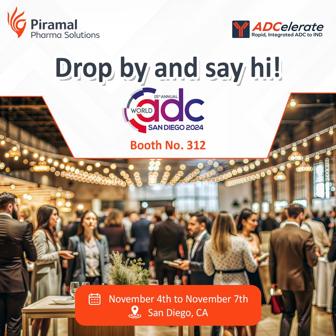 We're at World ADC 2024!

The #ADCelerate Program is a rapid 12-month pathway from project start to GMP drug product for Phase I trials! 

Learn how we can facilitate your drug needs with our fully integrated ADC supply in 12-14 months by dropping by our booth.

#ADC #ADCSandiego
