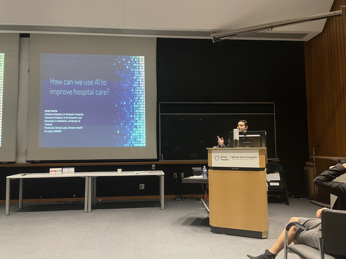 Lianne Jeffs (@jeffslianne) on Twitter photo Learning how we can use AI to improve care <a href="/AmolAVerma/">Amol Verma</a> <a href="/SinaiHealth/">Sinai Health</a> #predictiveanalytics Learning how we can use AI to improve care <a href="/AmolAVerma/">Amol Verma</a> <a href="/SinaiHealth/">Sinai Health</a> #predictiveanalytics