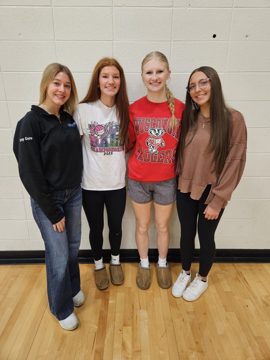 Congratulations to these 4 Dragons for being named to the KCI All Conference team. Lexi and Tatum 1st Team, Camryn 2nd Team, and Myia Honorable Mention