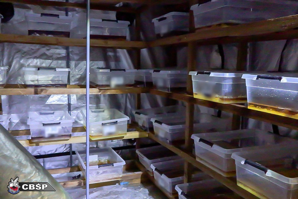 j_clic's tweet photo. Massive synthetic #cathinone (3-CMC) laboratory uncovered. Close to 1000 kg of drugs seized. #clanlab https://t.co/aL1zVTbqYj