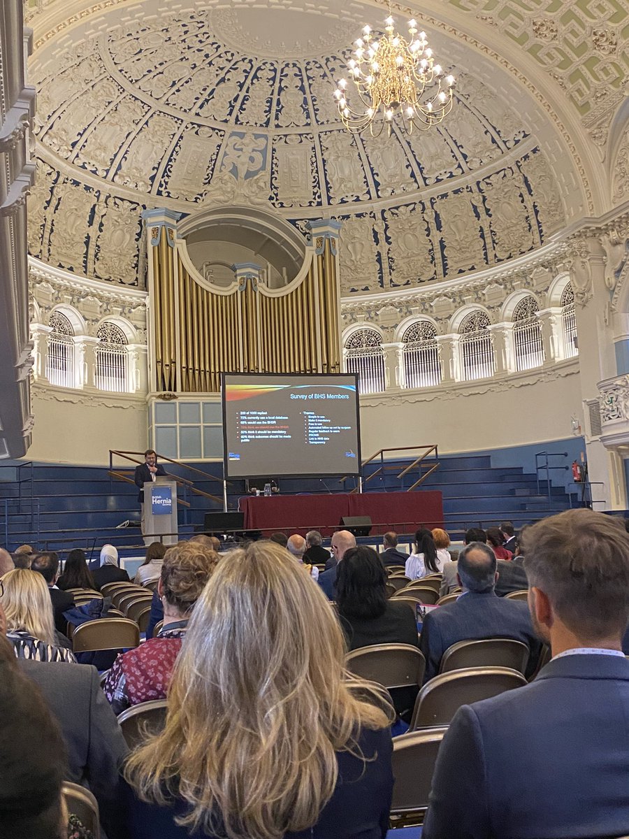 izzy_legood's tweet photo. Exciting to listen to Liam launch the @BritishHernia registry. A fantastic development that will help track outcomes for patients and surgeons alike! https://t.co/L9eV62oiXY