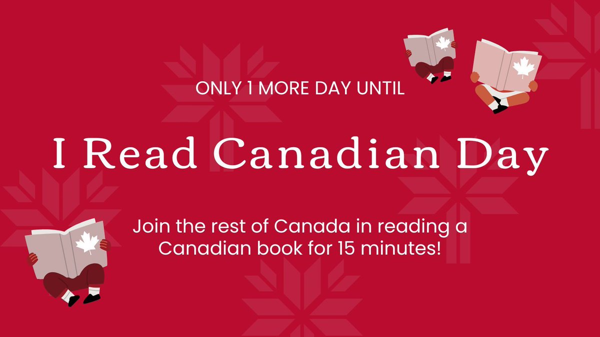 ONLY 1 MORE DAY until #IReadCanadianDay! It's the #ForestOfReading mission to celebrate Canadian authors and titles all year round, so IRC Day has a special place in our hearts 💚 How will you be celebrating tomorrow?