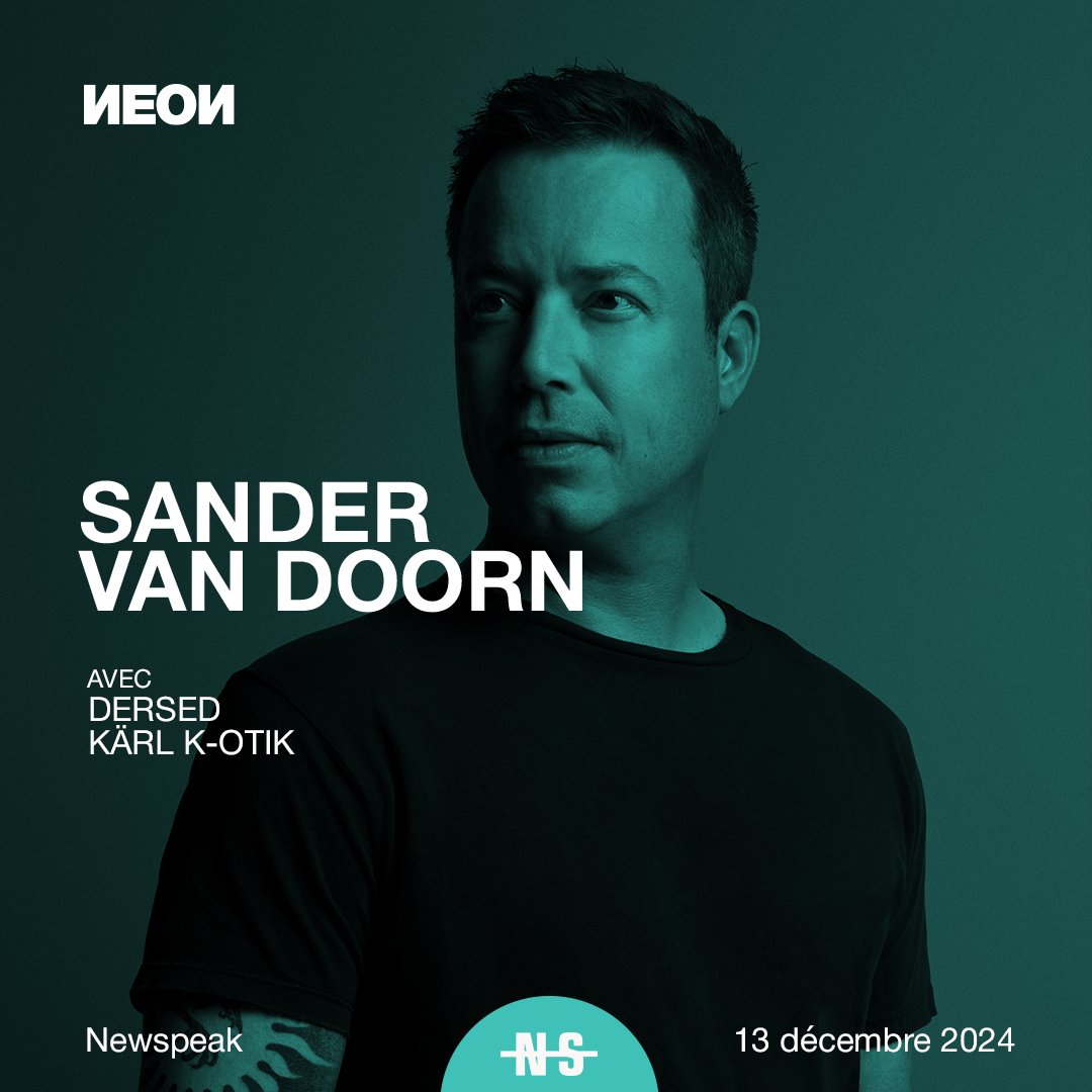 Are you ready for more chaos?
⁠
DJ kärl k-otik is coming back to Newspeak with the living legend Sander van Doorn, alongside my buddy Dersed.

NEW ANNOUNCEMENT⁠
‣ Friday, December 13, 2024 at Newspeak @ 10pm

Thanks to I Love Neon  for the booking!

Chaos is coming back...