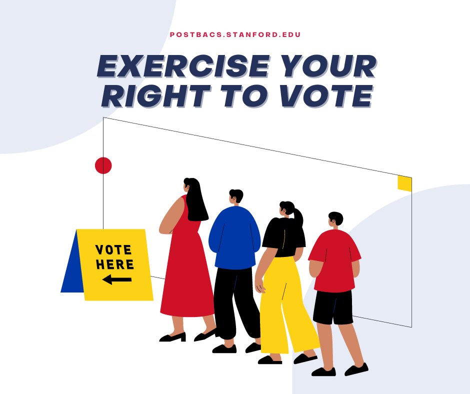 StanfordReach's tweet image. Today is #DemocracyDay at Stanford - be sure to cast your ballot before polling places close tonight.
Check your voter registration status and other informational resources at brnw.ch/21wOoa6