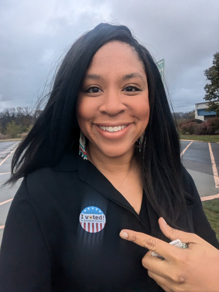 Feeling good! Feeling proud! Feeling grateful. Today is the day! #Vote2024