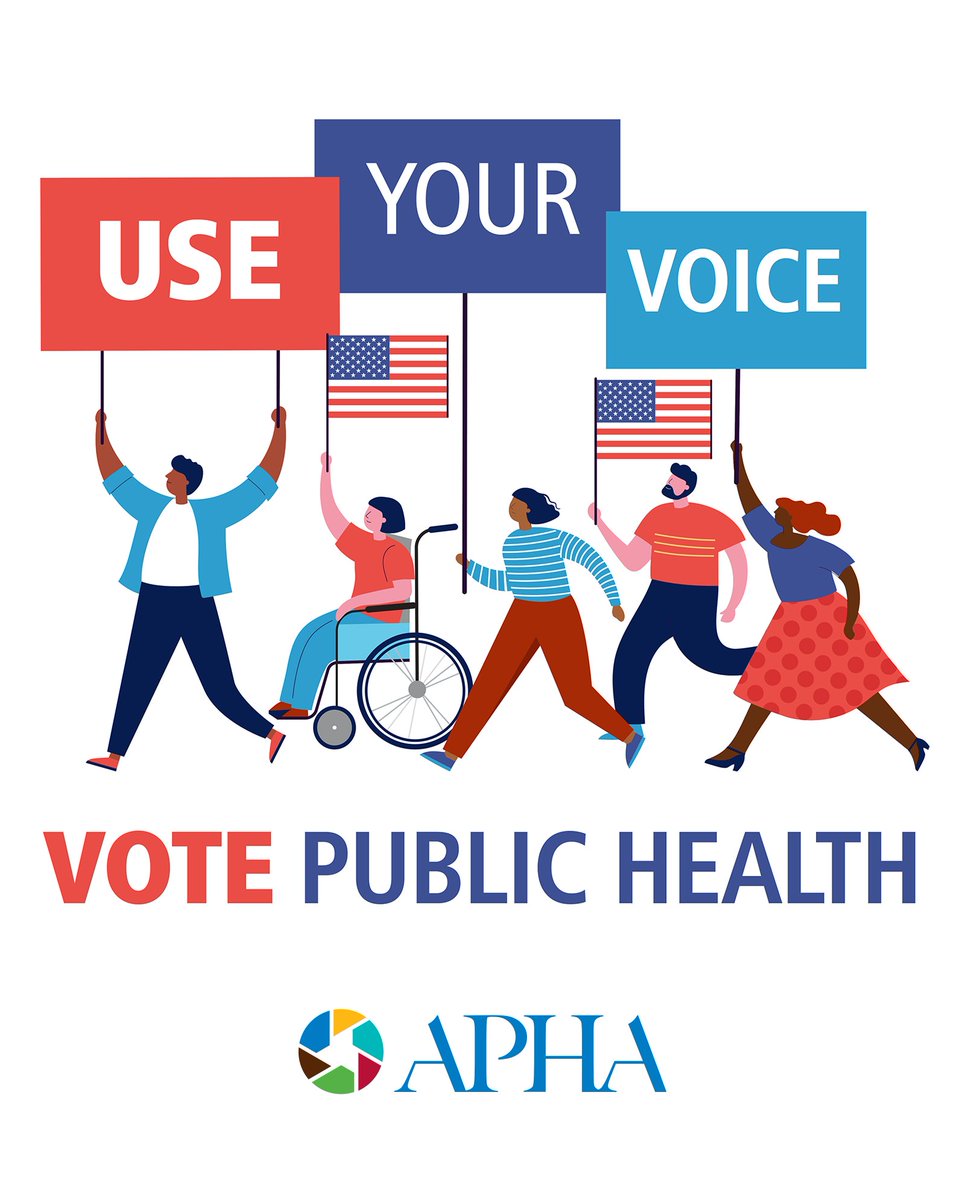 We all have a voice for change this Election Day. Let’s use it to make our communities healthier: apha.org/What-is-Public… #Vote4Health