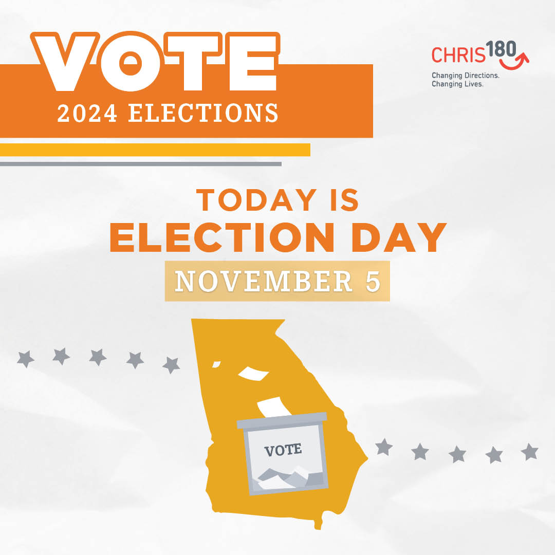 CHRIS180_Change's tweet image. TODAY is Election Day! Polls in Georgia will close this evening at 7:00 P.M. Please make a plan to vote if you haven&apos;t already done so! #ElectionDay #YourVoteCounts #GaPol #Election2024