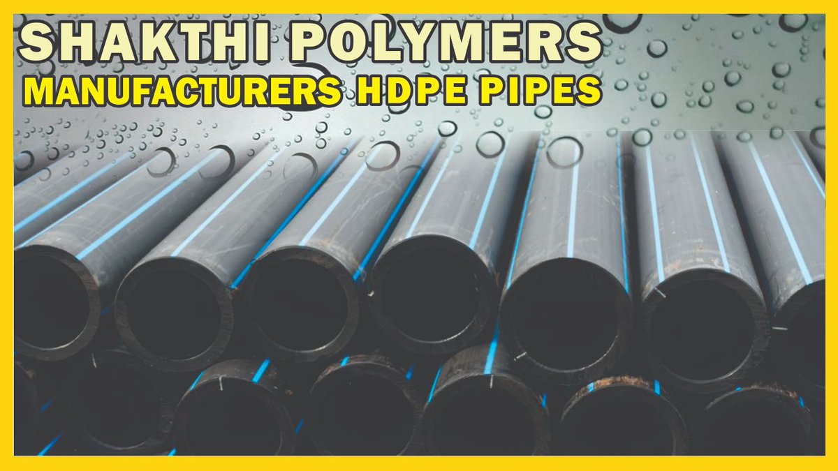 SHAKTHIPOLYMERS's tweet photo. 📷 Introducing SHAKTHI POLYMERS HDPE PIPES! 📷 https://t.co/fHaH51sUVS #ShakthiPolymers #HDPIPipes #Manufacturing #QualityPipes #PipingLife #IndustrialSolutions #TrustedByExperts #borewellpipes #pipecompany #pvcworks #waterdrums #hdpepipe.   Contact : 9246363083, 9246363081 https://t.co/otxFgyzQoI