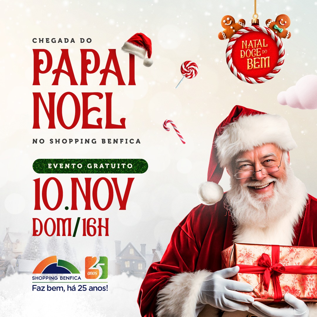 Programação da chegada
16h - coral IAPS
16h30 - banda do corpo de bombeiros o ceara 
17h Show do Natal Doce da cia mix da alegria
18h chegada do papai Noel