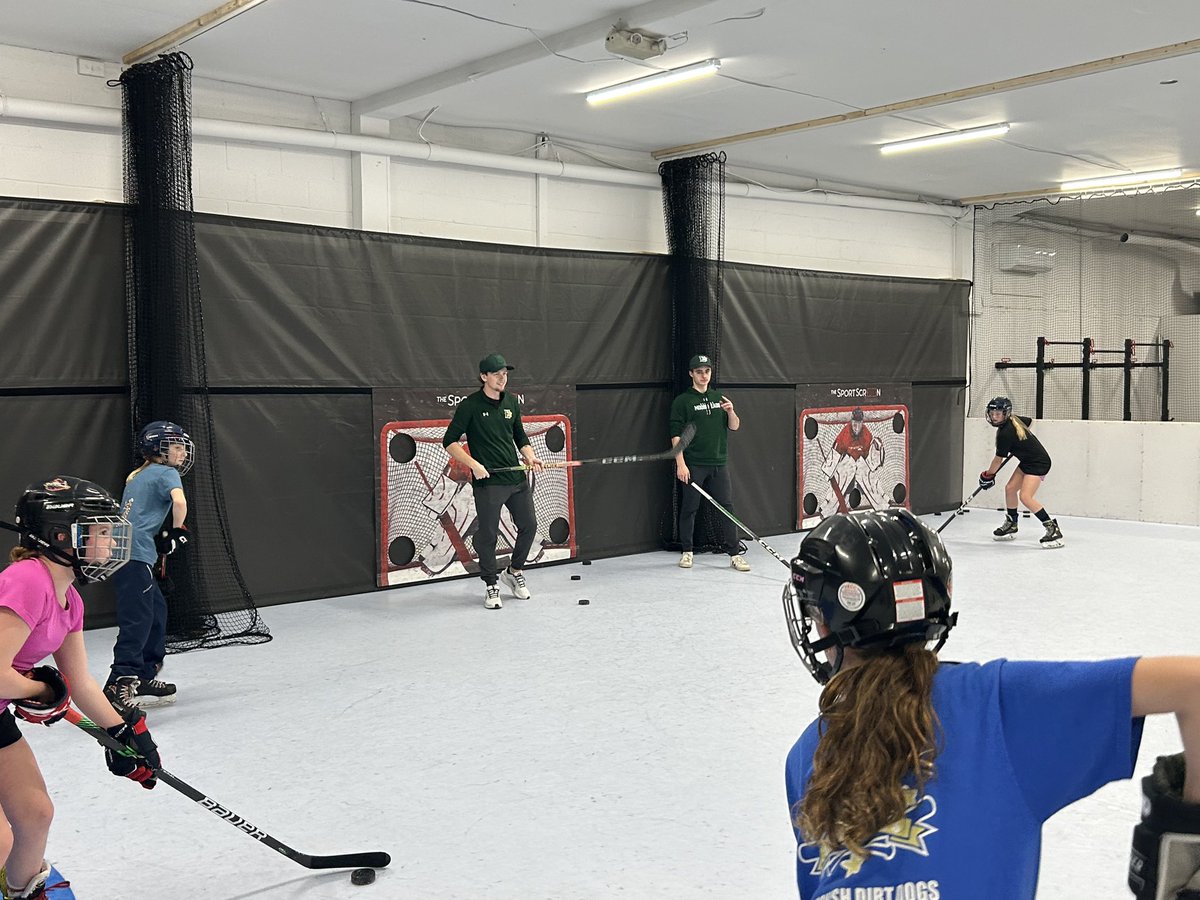 Eddy Doyle, Liam Kilfoil &amp; Lincoln Waugh made a stop in Cole Harbour last night to visit and train with the Metro East Inferno U13AA team. Thanks for having us! #GoMooseGo