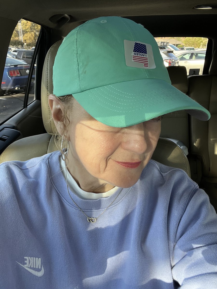 I just voted in Alabama and there were 22 uncontested republicans on this ballot and I am fucking disgusted. But all the same I hereby declare that my vote for Harris Walz was specifically to cancel out Katie Britt’s, and my mom’s was for Kay Ivey. Let’s get it on 💙