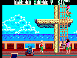 Dr_Westlake's tweet photo. CAPTAIN SILVER
Master System - 1988 - Data East
Un joven marinero llamado Jim, emprende un viaje para buscar el tesoro perdido del Capitán Silver 🏴‍☠️ #CaptainSilver #DataEast #Arcade #MasterSystem #retrogaming #gaming #retrogames #retrogamer #gamers #retro #games #Sega https://t.co/iIOfsk163y