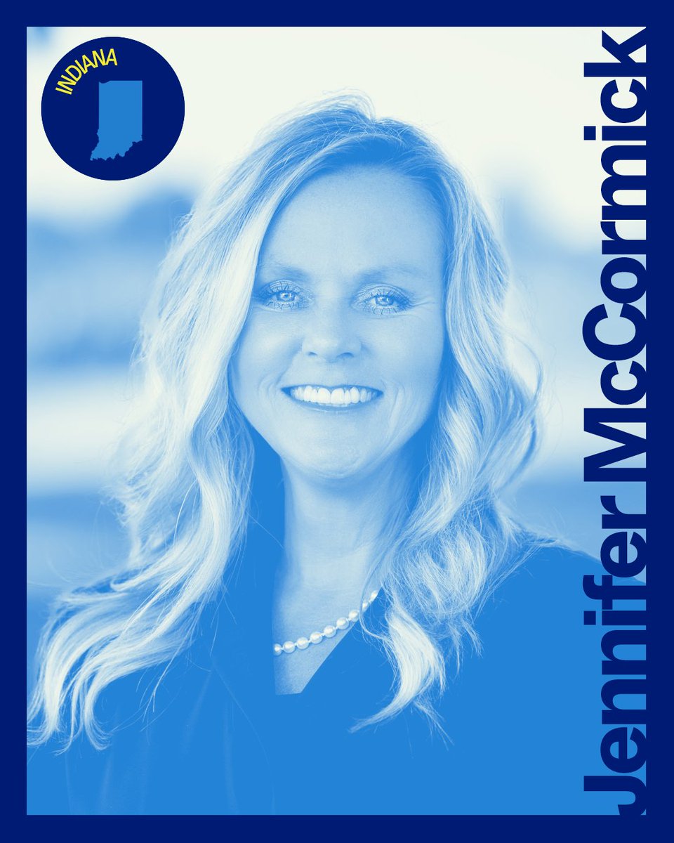 HOOSIERS: Today’s the final day to cast your vote for @McCormickforGov — the only #INGov candidate who has a plan to protect access to reproductive health care, boost the economy, create good-paying jobs, fully fund public schools, and lower property taxes.